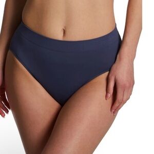 Le Mystère Seamless Comfort Hi-Cut Panty Azure Blue XL NWT